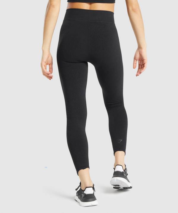 Damske Legíny Gymshark Pause Seamless Čierne | RN3716284